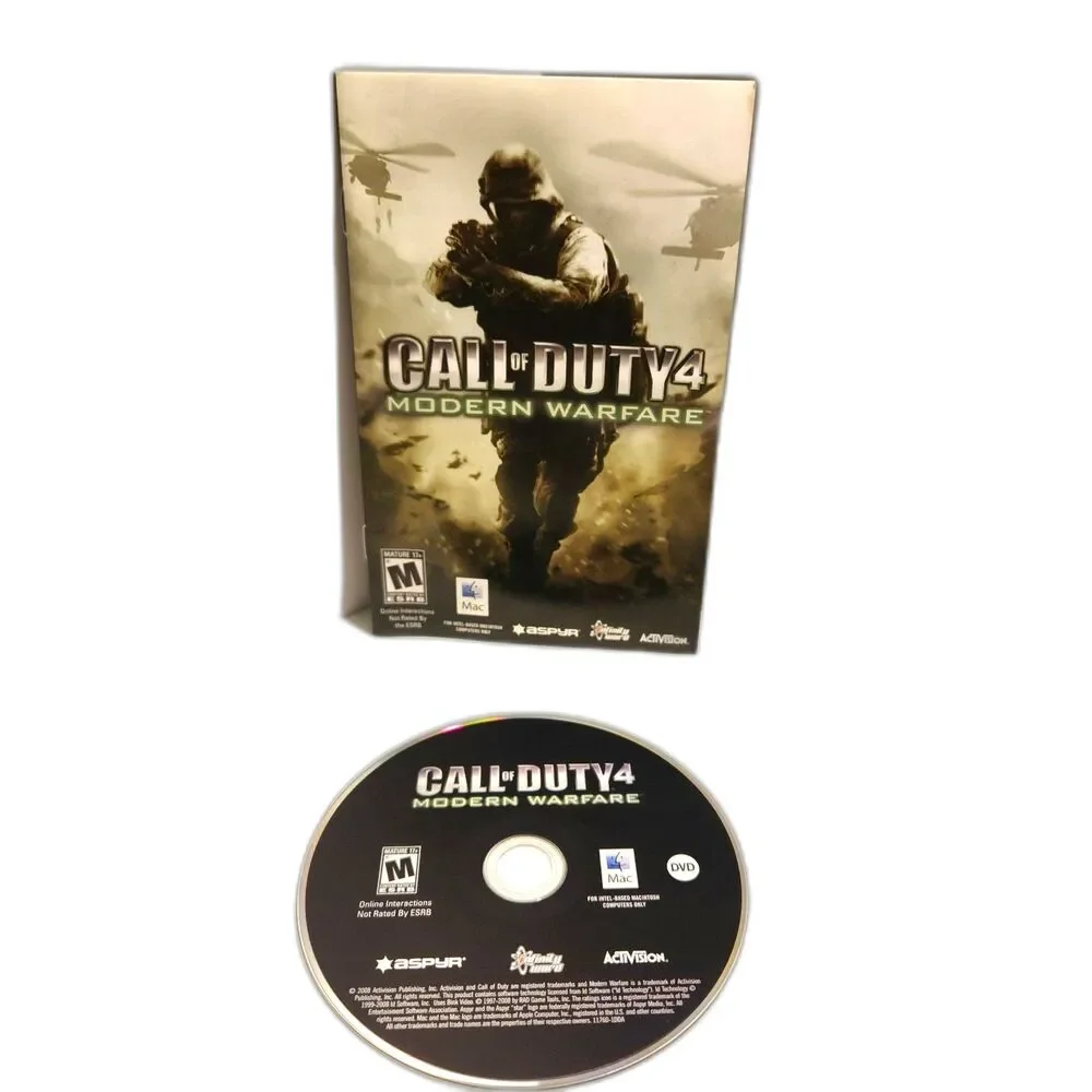 Call Of Duty 4 Modern Warfare Mac DVD